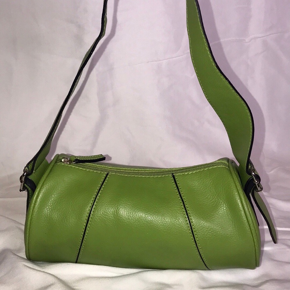 Vintage Olive Green Cylinder Should Bag